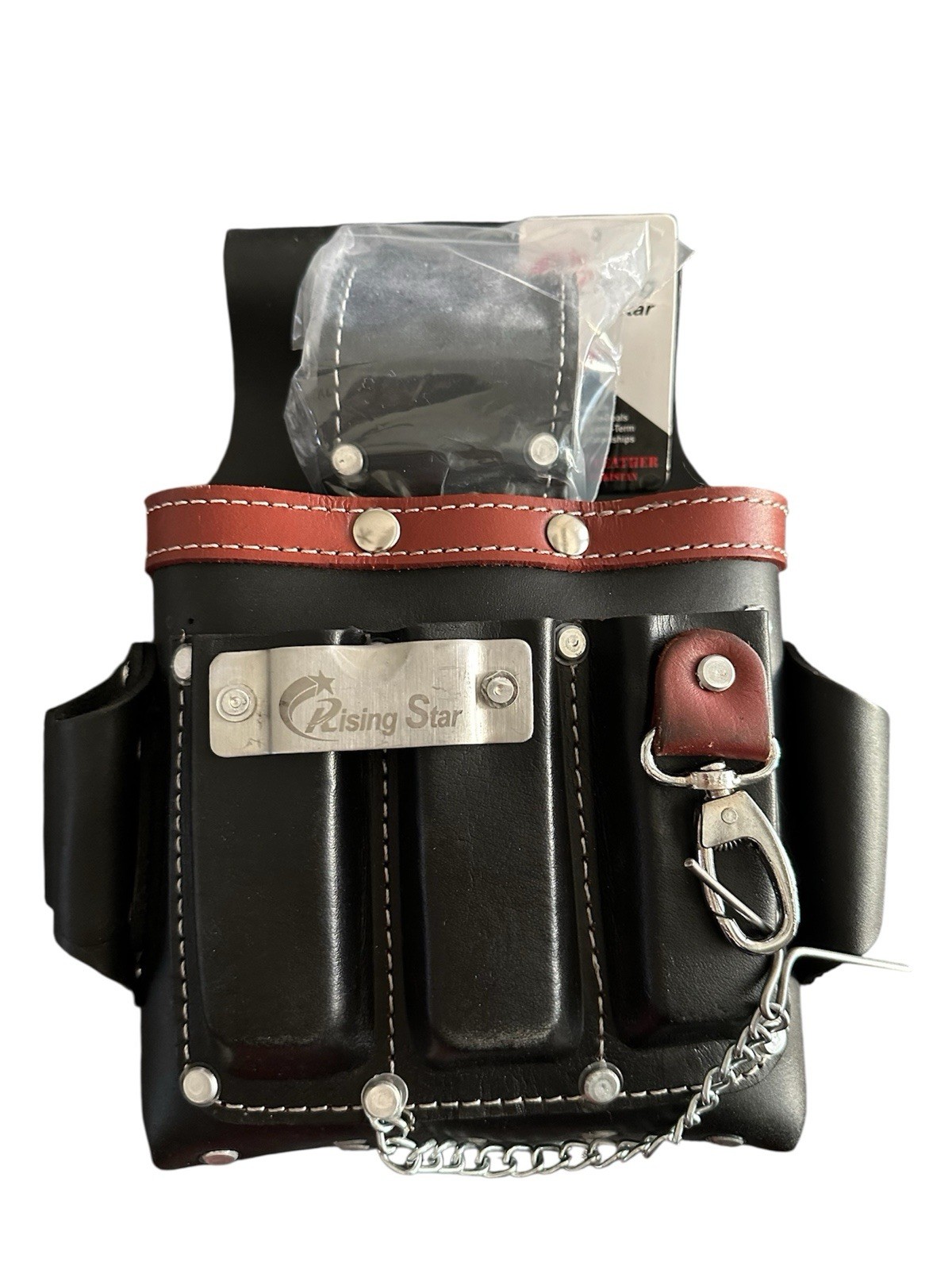 RISING STAR black electrician tool Pouch With Adjustable Belt