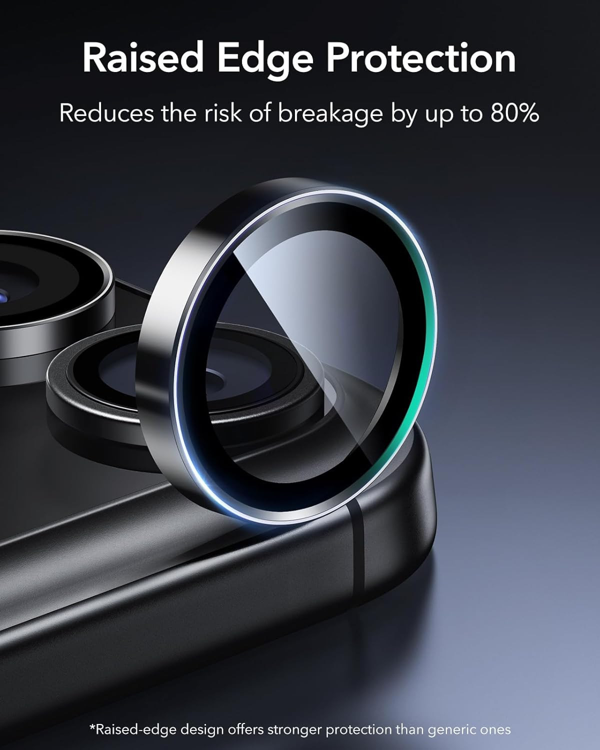 ESR Camera Lens Protector for iPhone 14–17 Pro Max/Pro Ultra-Thin Tempered Glass