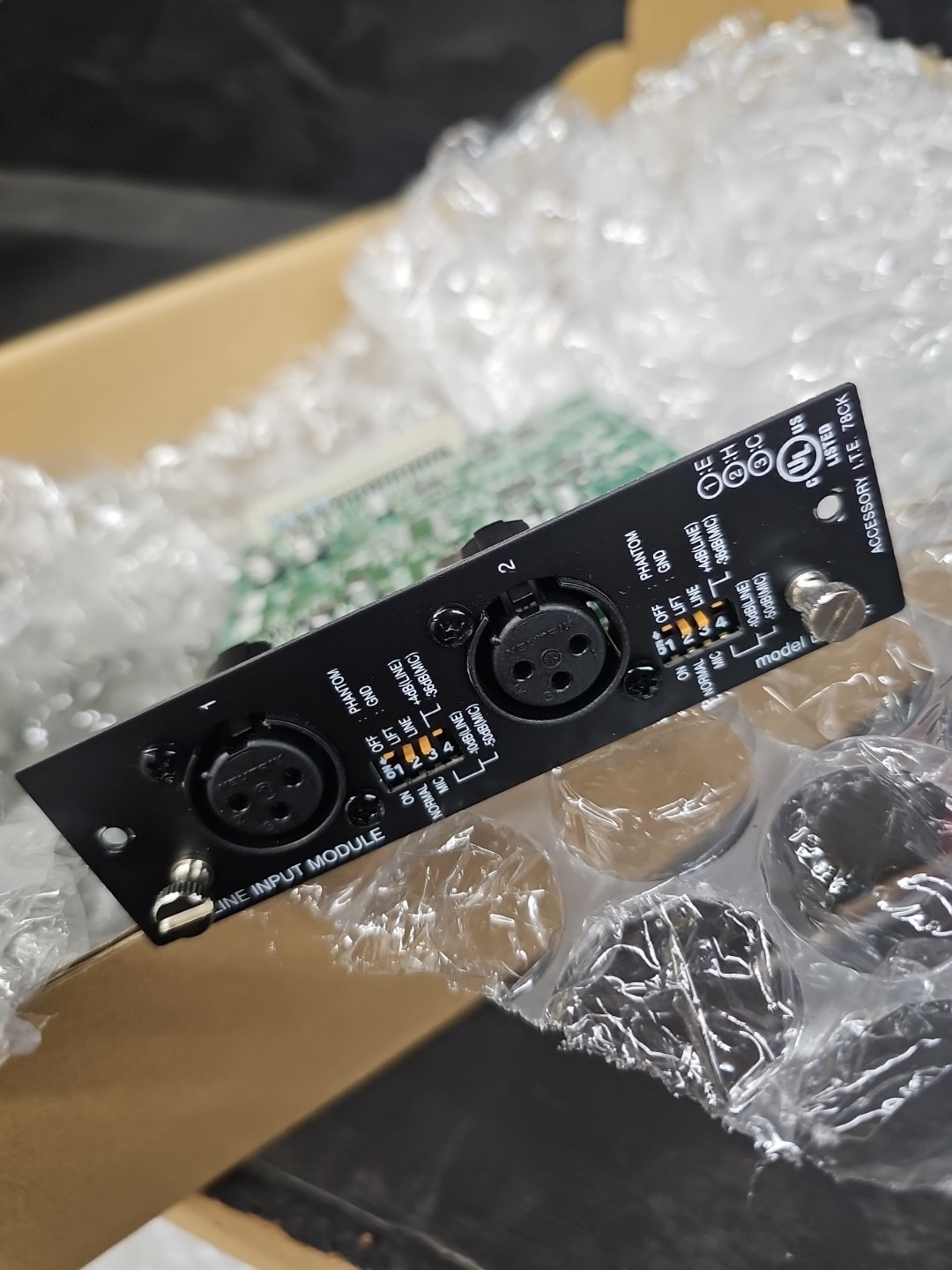 TOA D-922F Input Module - Two Mic/Line Inputs - Balanced - 20-Bit A/D - XLR-F...