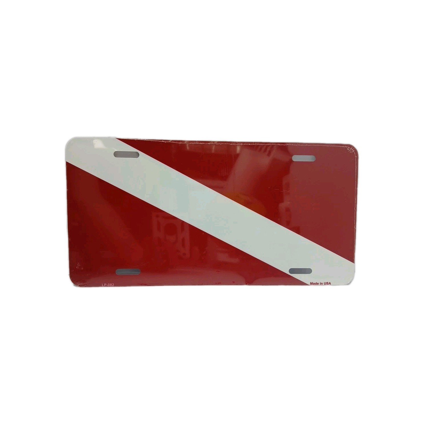 Scuba Divers Diving Flag Novelty Vanity Metal License Plate Made In The USA 🇺🇸