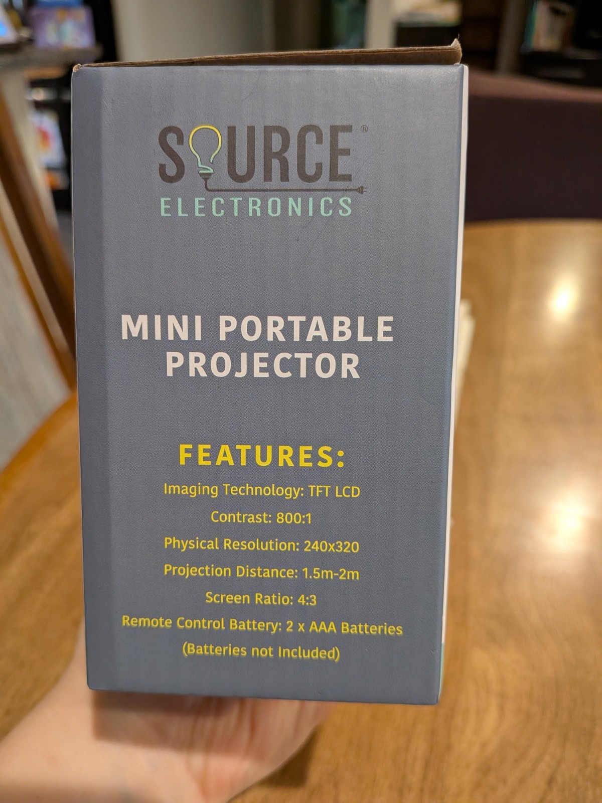 Source Electronics Mini 6” Portable Projector LCD, New in Box