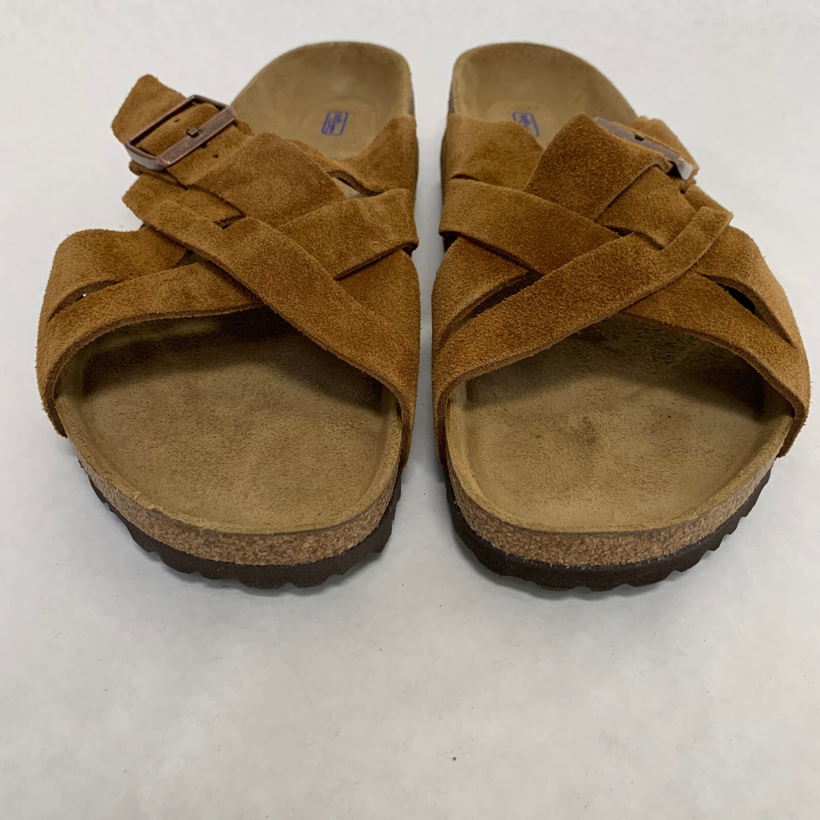 New w/o Box Birkenstock Lugano Mink Soft Footbed Regular - Select Size