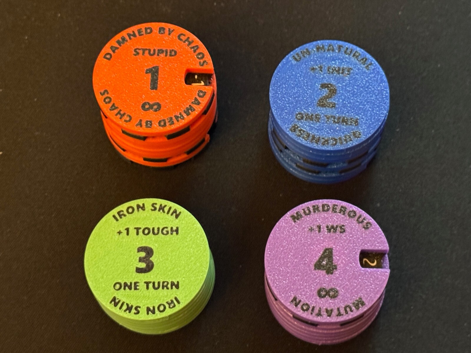 Gaze of the Gods Tokens (with magnetic score counter)