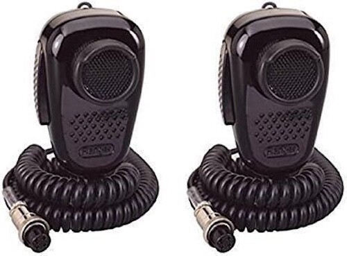 Lot of 2 Ranger SRA-198 4-Pin CB Radio Microphones Noise Cancel Mic