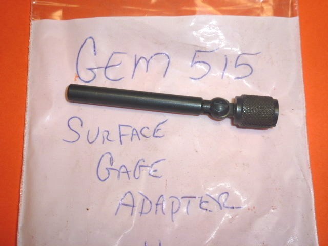 NOS! GEM SURFACE GAGE ADAPTER, GEM515