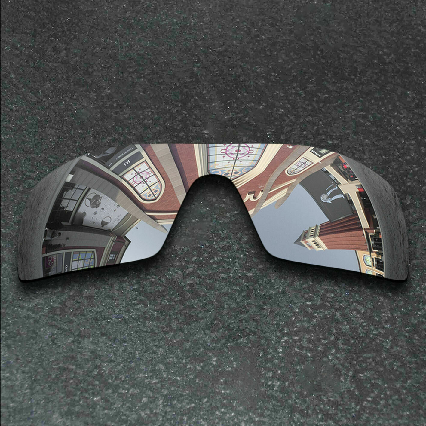 US Silver Polarized Replacement Lenses For-Oakley Oil Rig