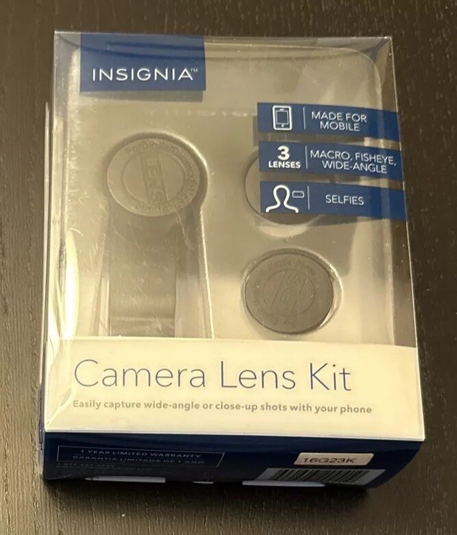 insignia Camera Lens Kit Macro, Micro And Fish Eye - BRAND NEW IN BOX NEVER USED