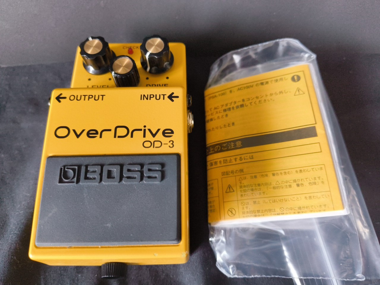 BOSS SUPER Over Drive OD-3 OD3 Guiter Effect Pedal, Not tested -h0117-