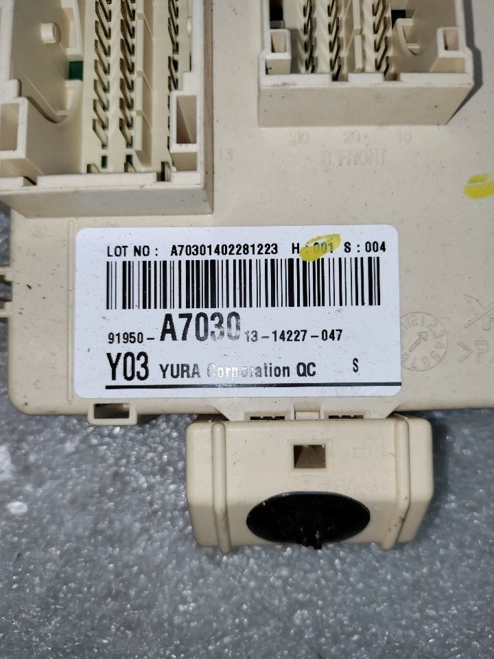 FORTE 2014 Fuse Box Cabin 392791