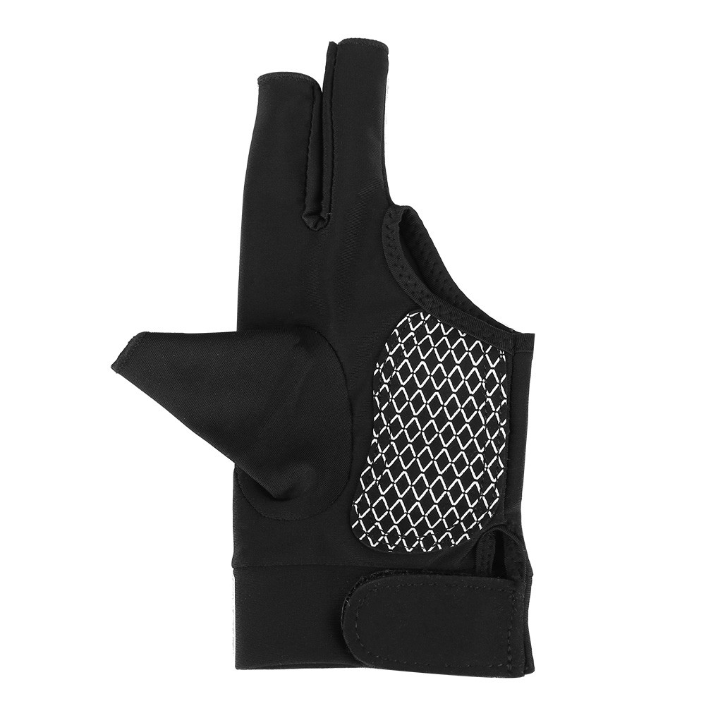 Boodun 4 Colors Unisex Adults 3-Finger Snooker Pool Cue Glove For Billiards Enth