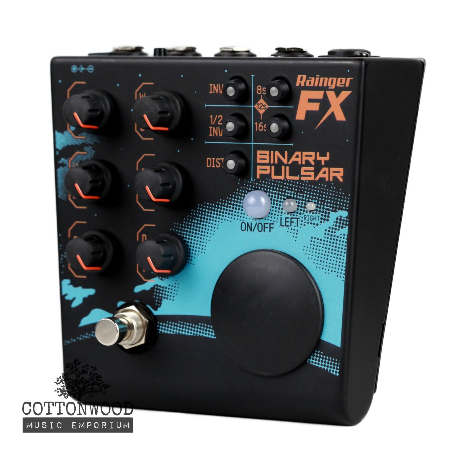 Rainger FX Binary Pulsar Stereo Sidechain, Panner & Tremolo Pedal