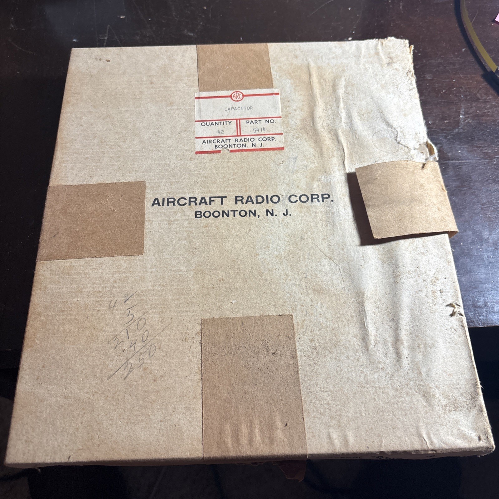 Lot Of 54 ARC Aircraft Radio Corporation 5414 Capacitor Case Rare Boonton NJ