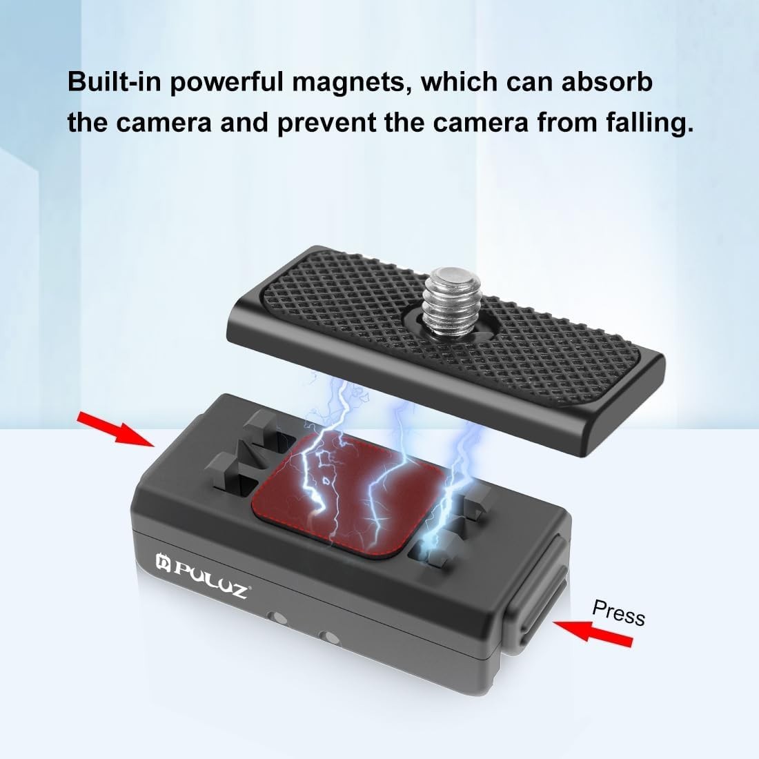 Quick Release Mount for Insta360 Ace/Ace Pro / X4, Magnetic Camera Quick Rele...