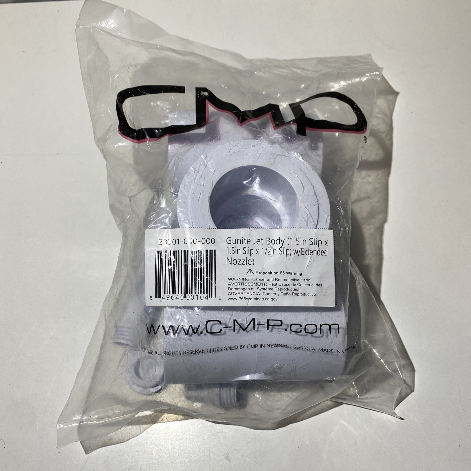 CMP 23301-000-000 GUNITE JET BODY, 1.5" SLIP x 1.5" SLIP x 1/2" SLIP, FREE SHIP