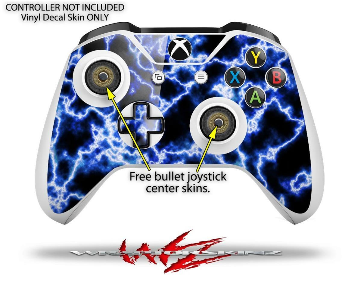 Skin XBOX One S Console Controller Electrify Blue