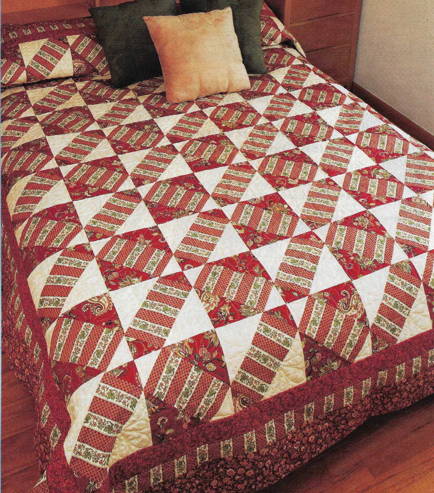 Parisian Paisley Quilt quilting pattern instructions