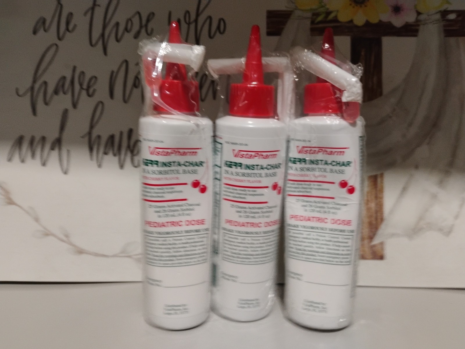 VistaPharm Kerr Insta-Char In A Sorbitol Base Pediatric Dose. 4 Oz (3)Exp 5/26