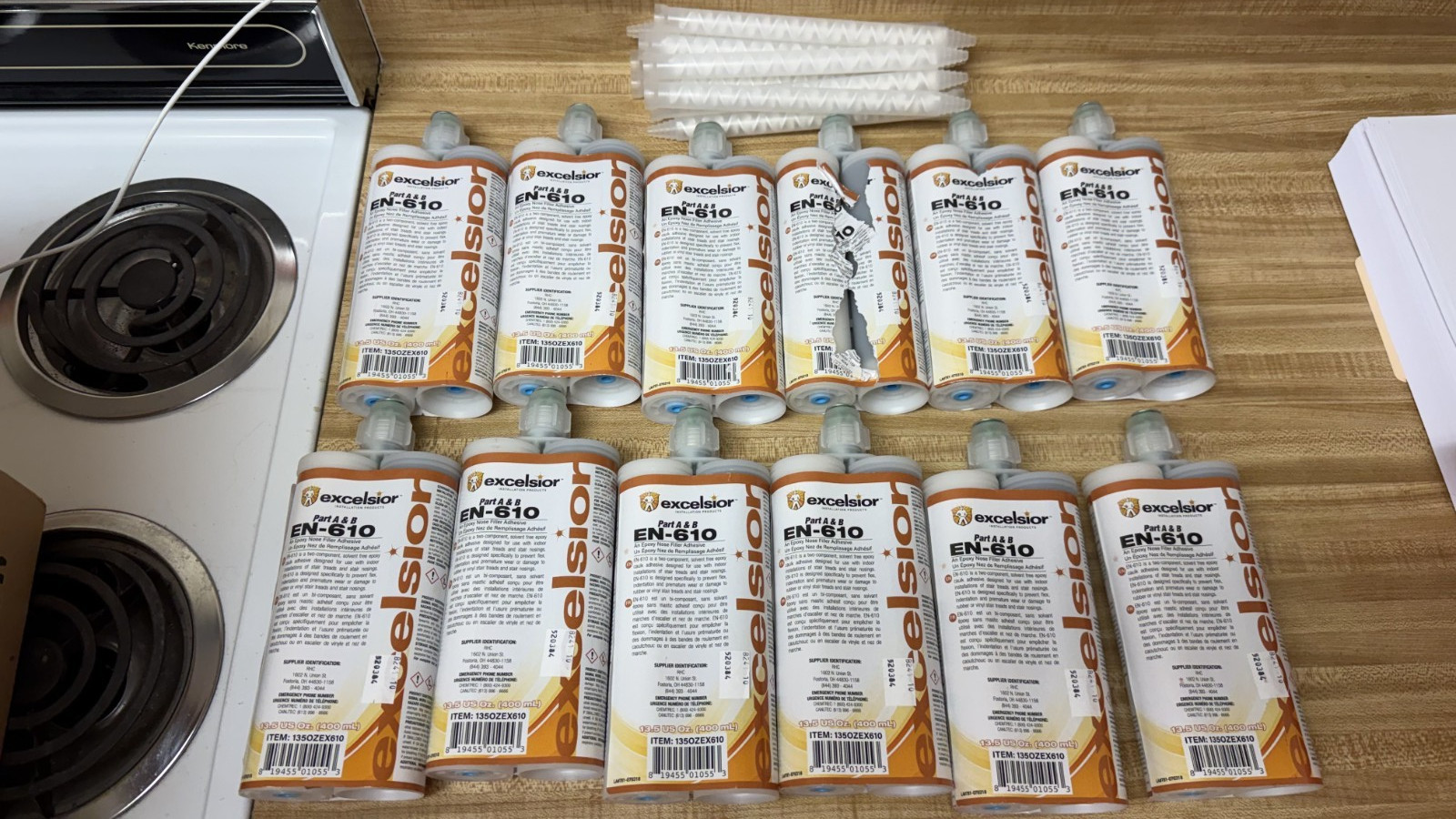 Excelsior EN-610 Part A&B - An Epoxy Nose Filler Adhesive