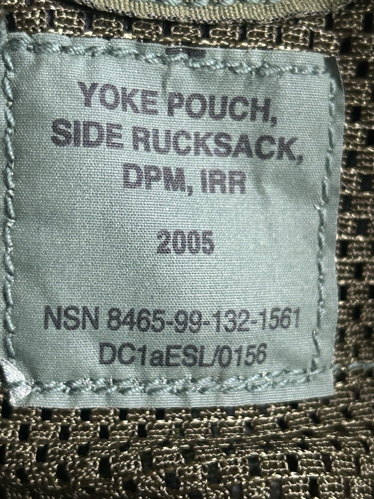 BRITISH ARMY ISSUE DPM BACKPACK SIDE POCKET POUCHES X2 WITH YOKE DAYPACK