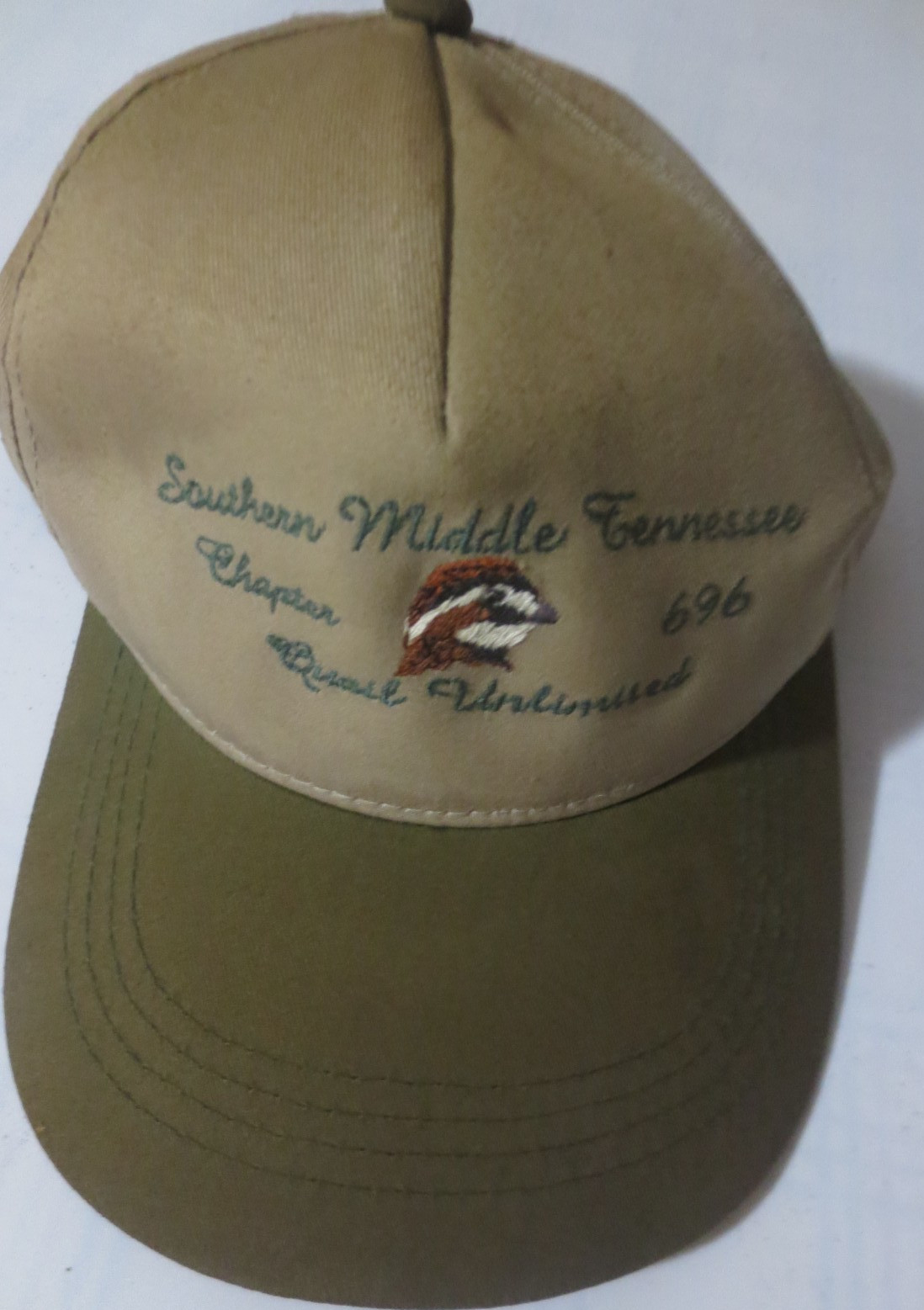 Southern Middle Tennessee Chapter 696 Quail Unlimited BASEBALL CAP