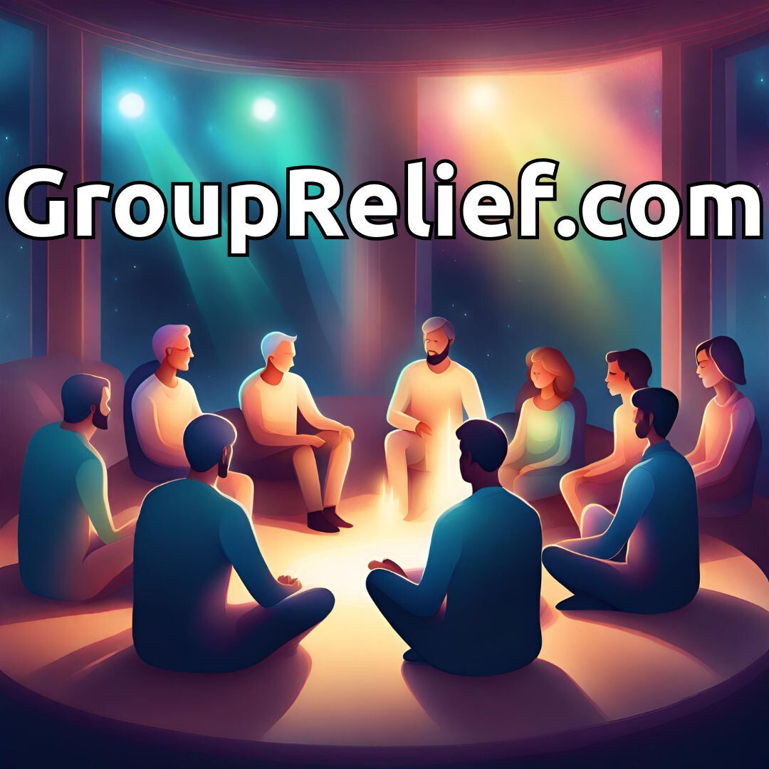 GroupRelief.com - PREMIUM .COM DOMAIN NAME - Health, Therapy, Help, Healing