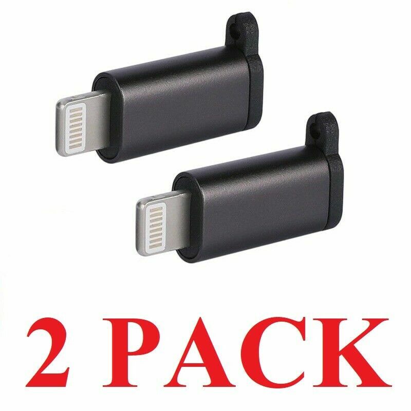 Micro USB to 8 Pin Data Converters Android to Apple Transfer For iPhone 2 Packs