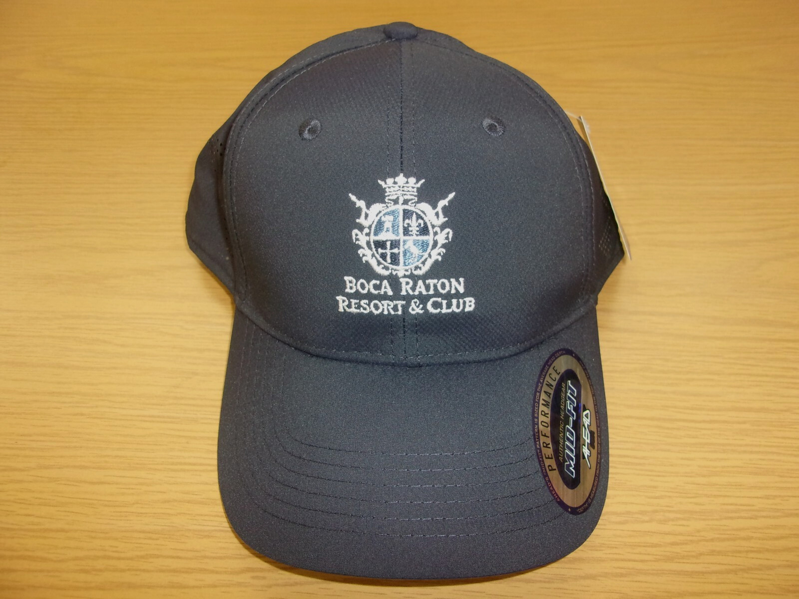 Ahead The Boca Raton Luxury Resort & Club Florida Performance Golf Hat Navy NWT