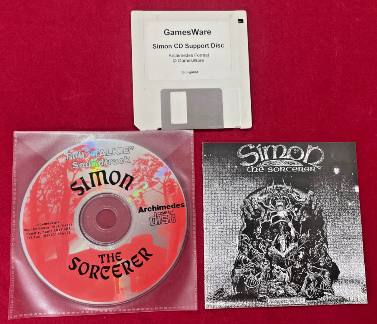 New! Simon the Sorcerer for Archimedes Compact Disk CD Version Acorn RISC OS
