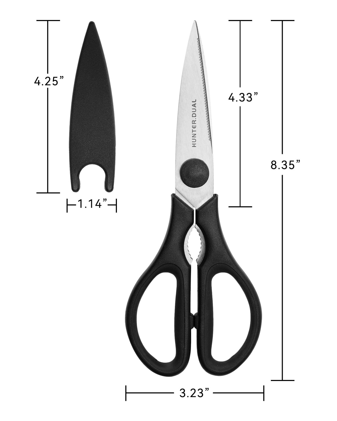 Kitchen Scissors for Food, Heavy Duty Come Apart Poultry Shears for Cooking,