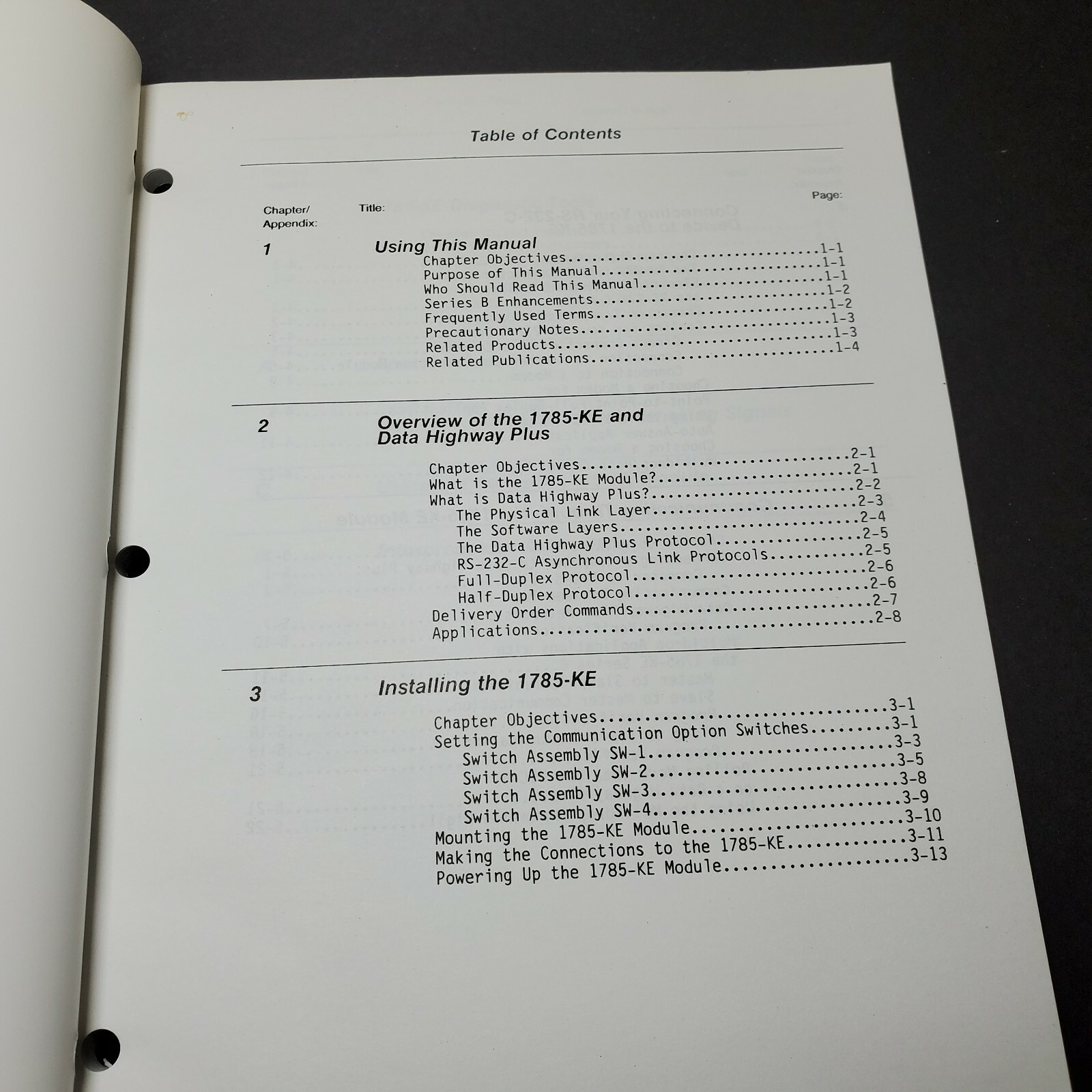 Allen-Bradley 1785-K Data Highway Plus Communications Interface Mod Users Manual