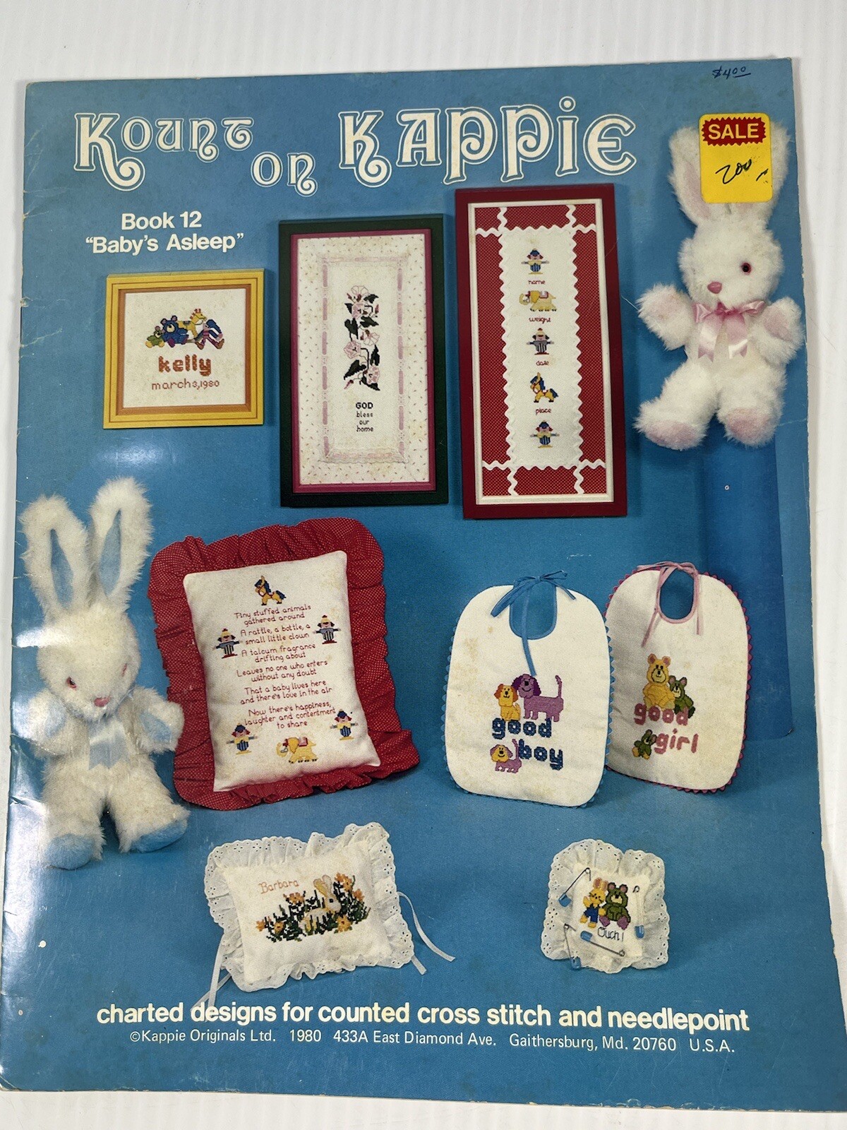Cross Stitch Craft Pattern Kount on Kappie Baby Children