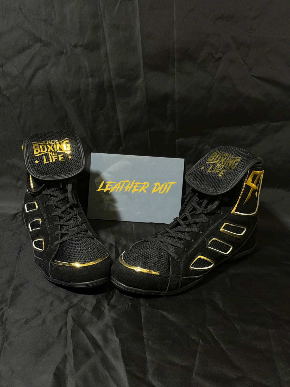 No Boxing No Life Shoes Customized Gift For Him (Replica )(FULLY CUSTOMIZED)