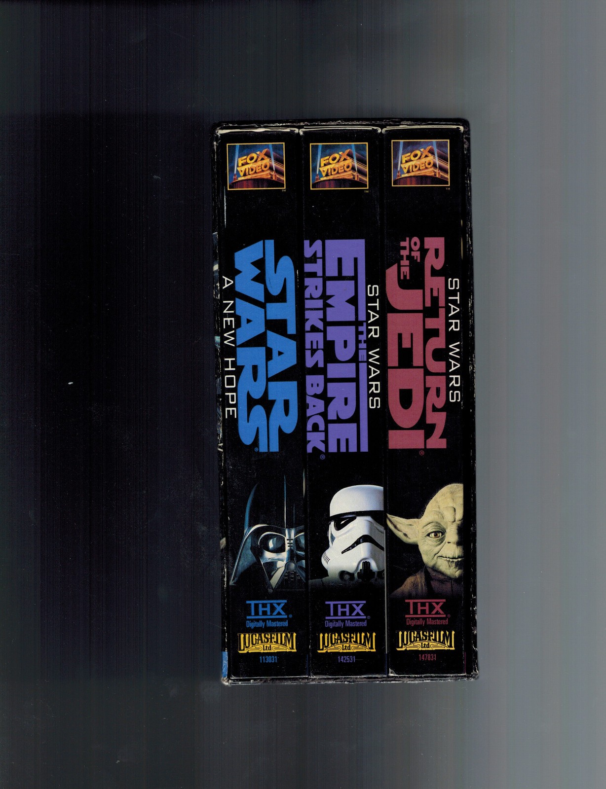 Star Wars Trilogy 3-Tape Set ( VHS 1995 )  THX Digitally Remastered