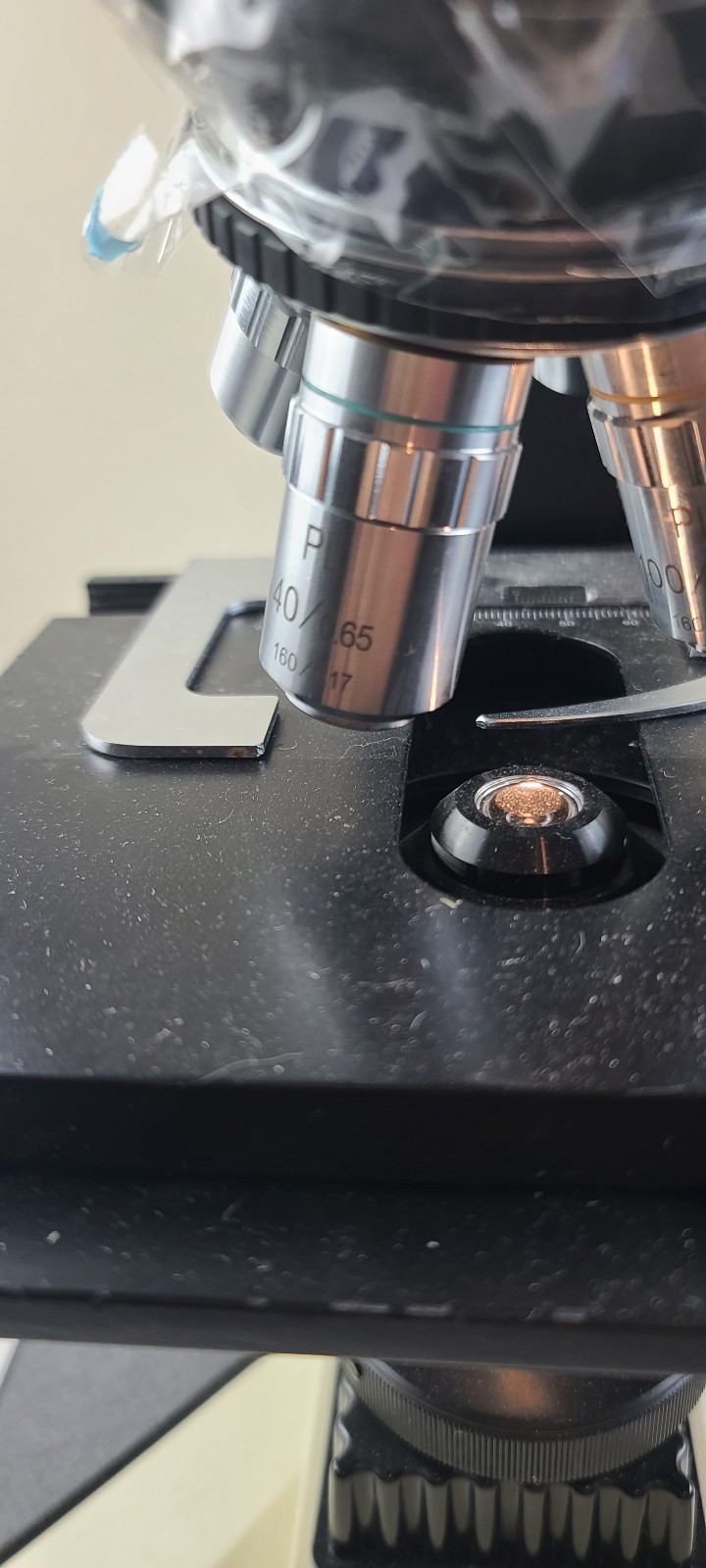 Fisher 12-561B Micromaster Microscope With Objectives