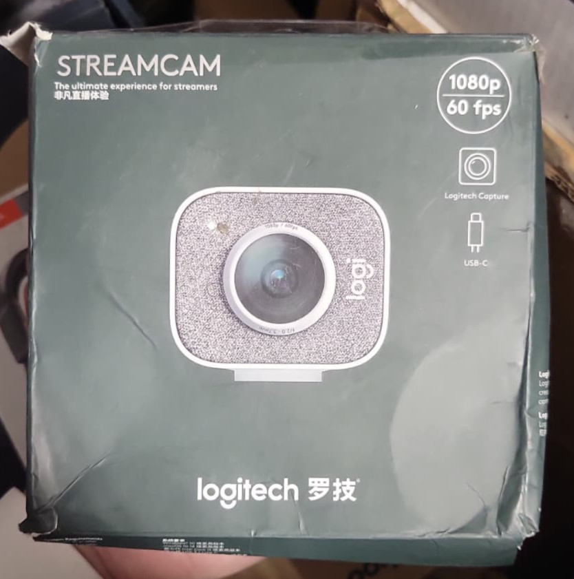 Logitech Streamcam Webcam Graphite Open box