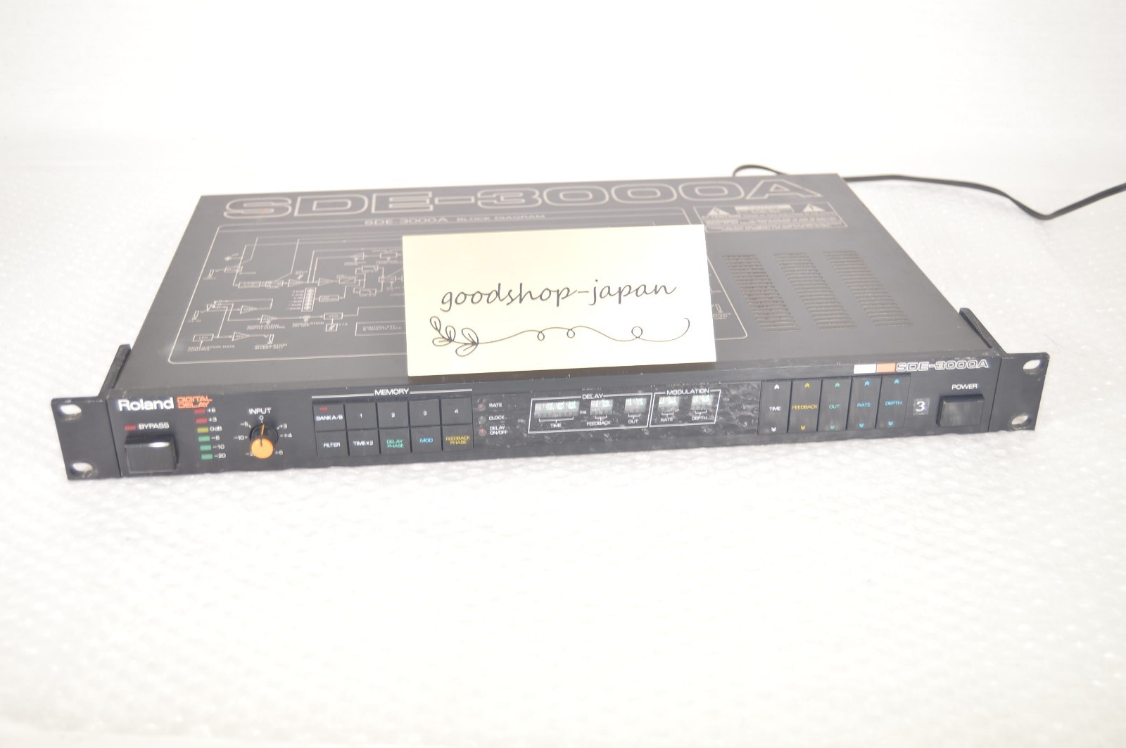 Roland SDE-3000A Digital Delay Echo Effect Processor Tested Excellent