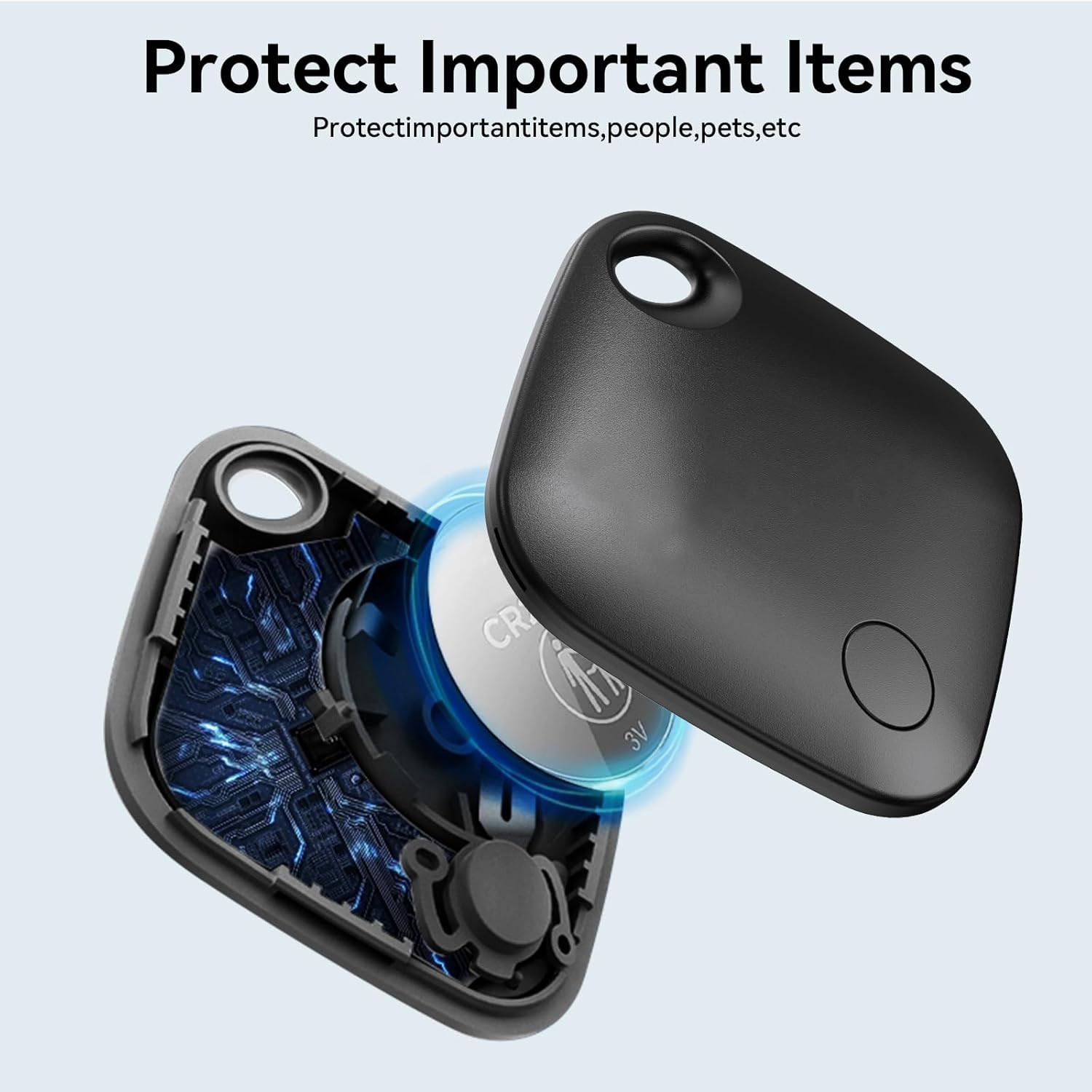 Air Tags-2 Pack Android,Luggage Tracker Tags for Android Works with Google Find