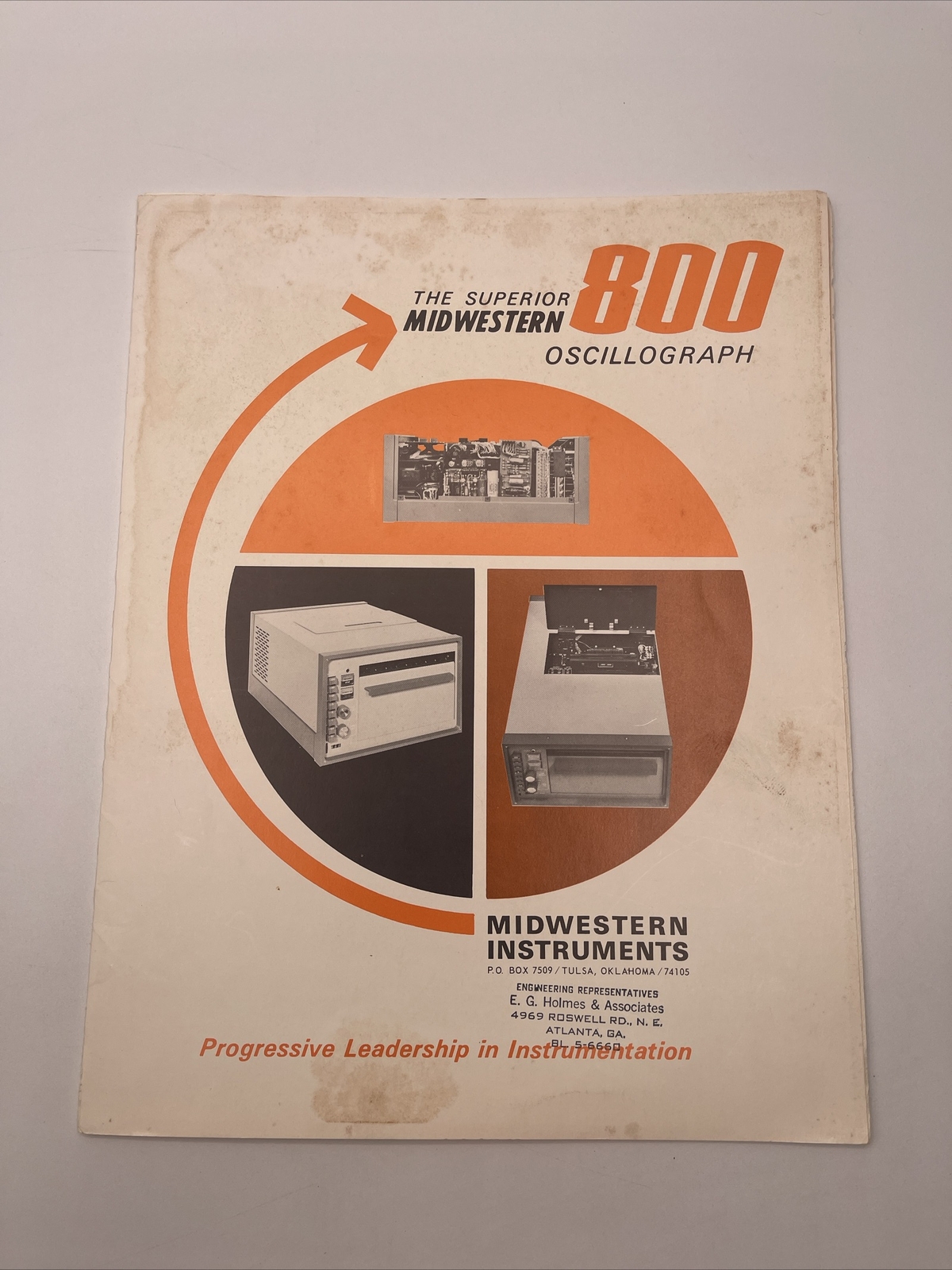 The Superior Midwestern Instruments 800 Oscillograph Booklet 1964