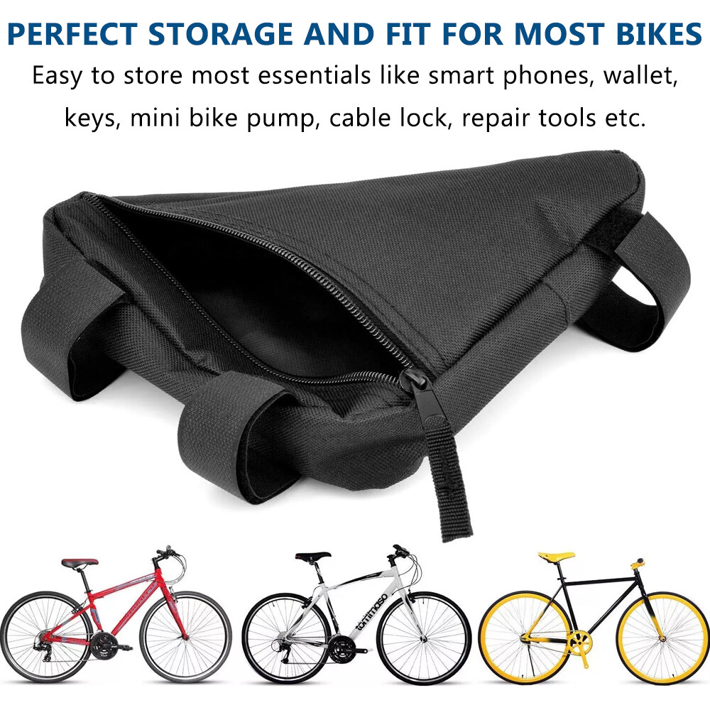 Bicycle Frame Bag Bike Waterproof Bag Triangle Top Tube Front Pouch Saddle Bag