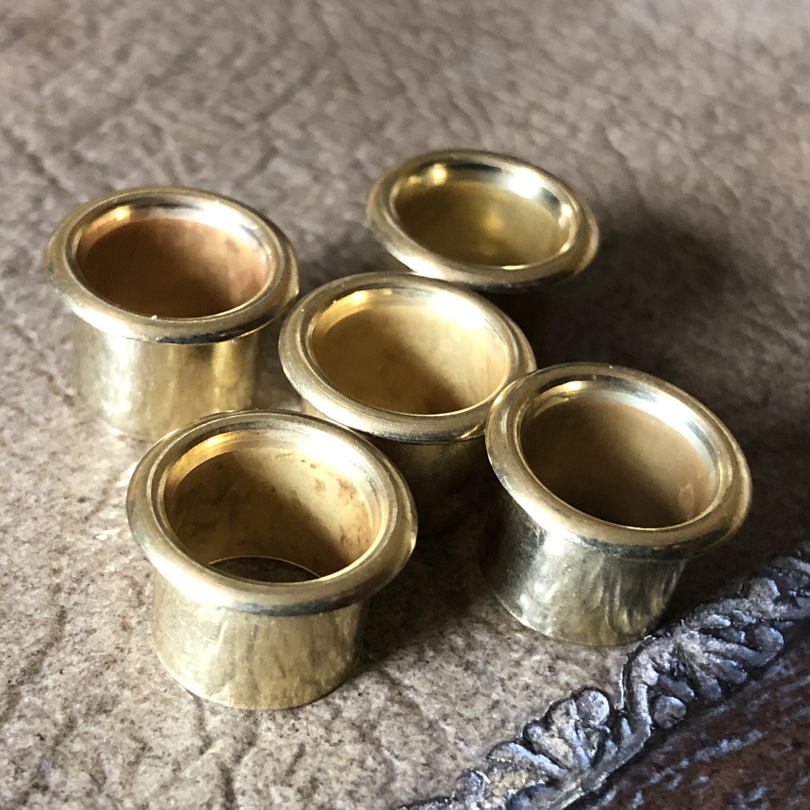 DRUM AIR VENT GROMMET Brass (5) 7/16”x5/16” BEST QUALITY VENT ON EBAY!!