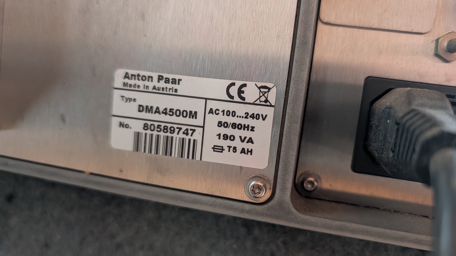 Anton Paar DMA4500M Density Meter Machine Working Densitometer Lab Measuring DMA
