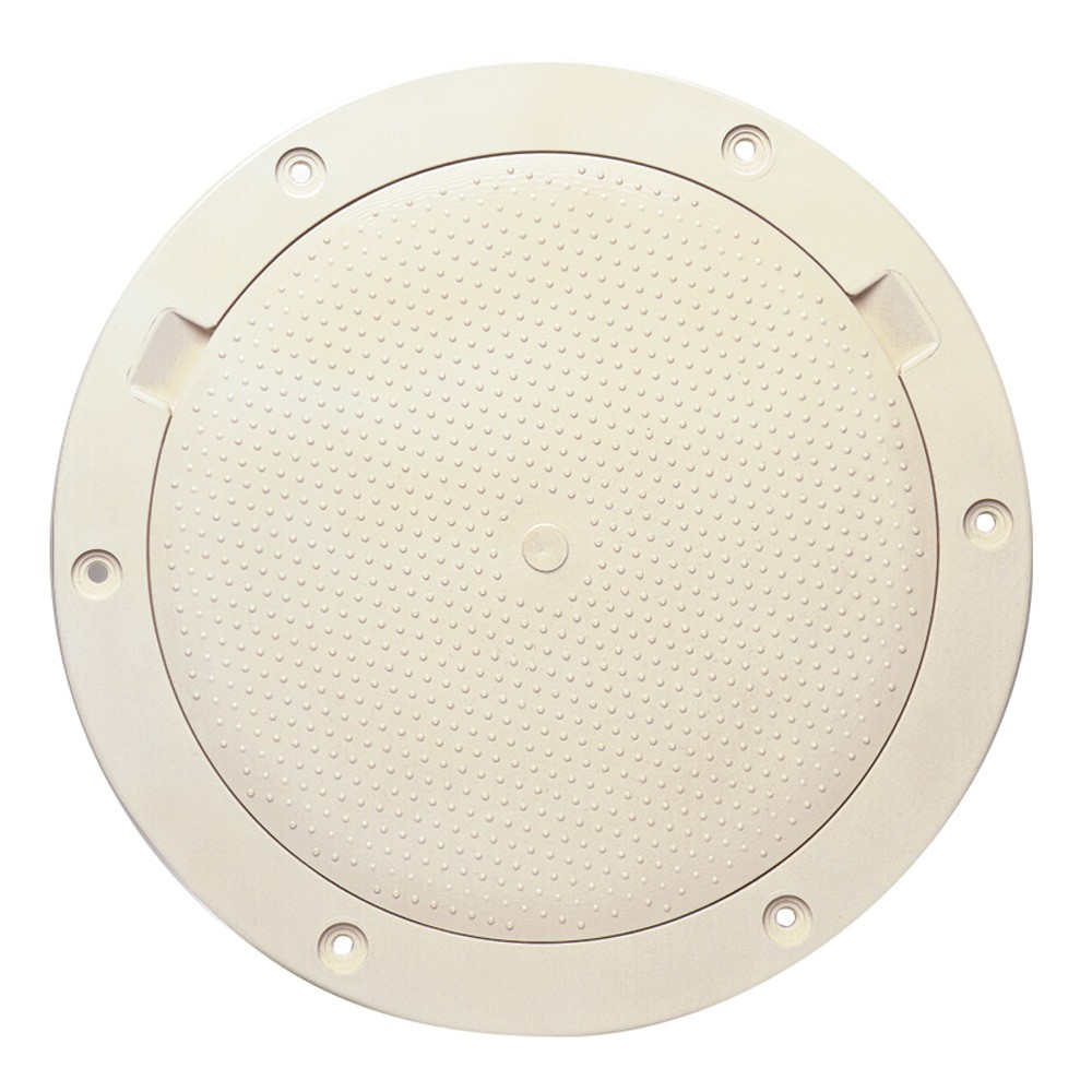 Beckson 8" Non-Skid Pry-Out Deck Plate - Beige DP83-N UPC 021083002460