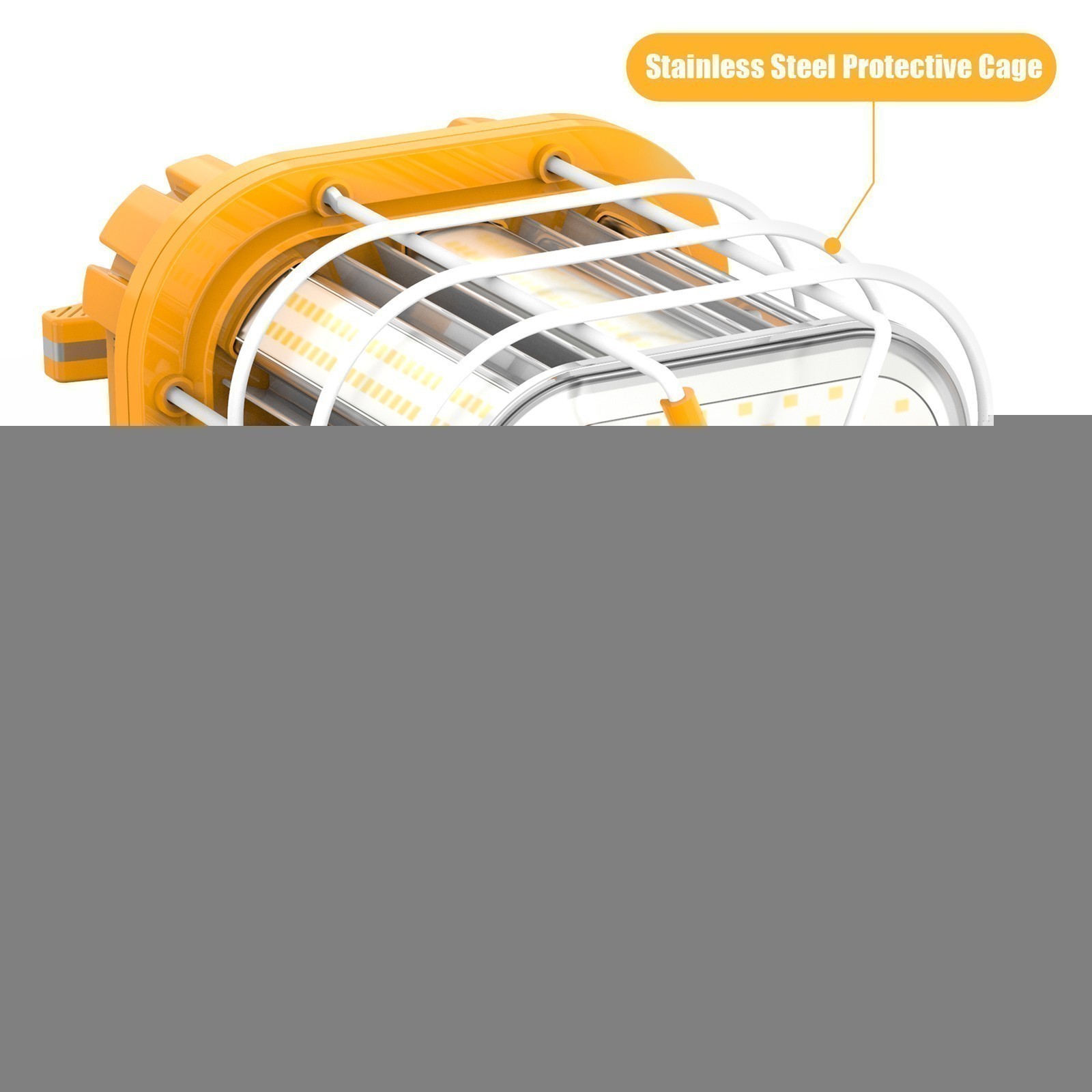 LED Work Light 100W Linkable Outdoor Construction Lights Job Site Lighting 5000K