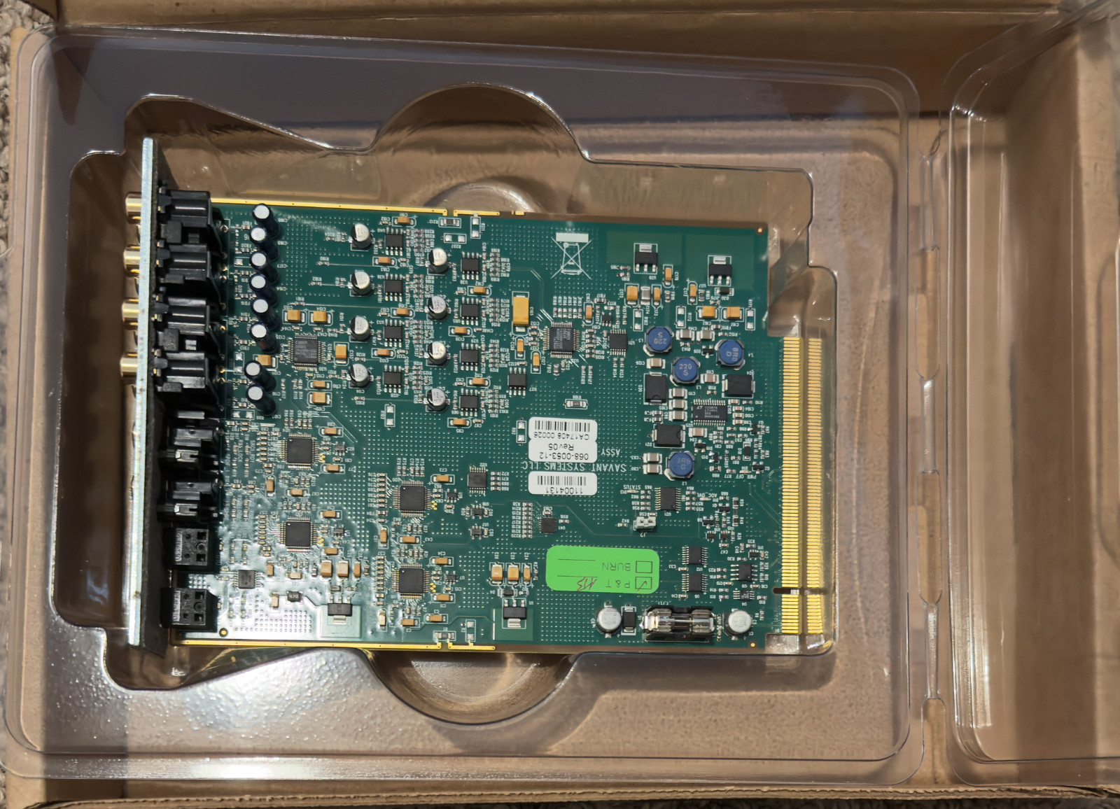 Open Box Savant AIM-D4A8 Digital & Analog Audio Input Module Card