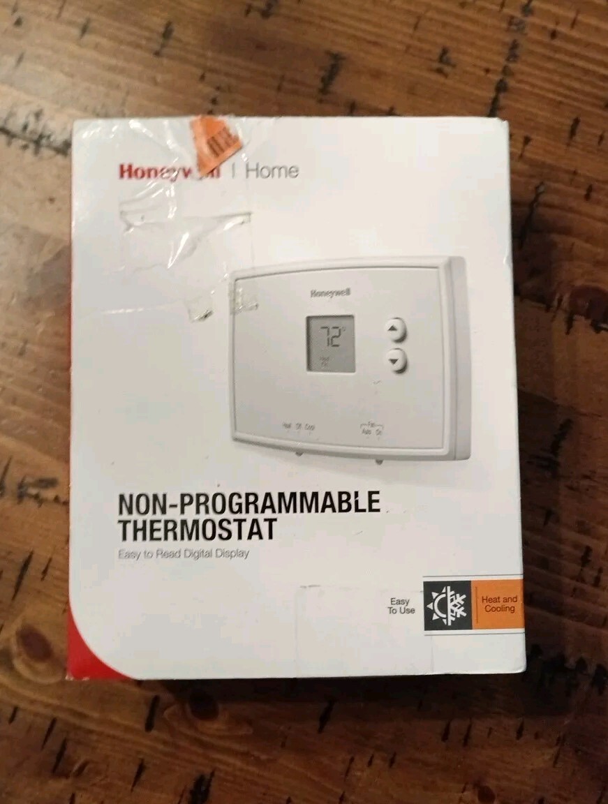 Honeywell home RTH111B Horizontal Non-Programmable Thermostat.  A14