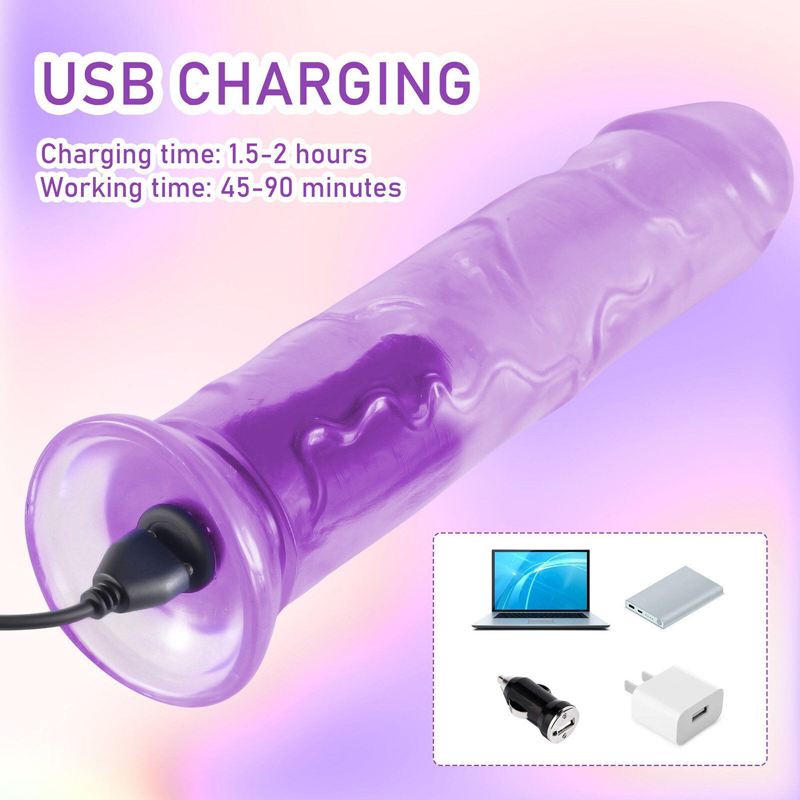 Realistic Dildo Vibrator Sex Toys for Women 7 inch with 10 Modes Bullet Vibrator