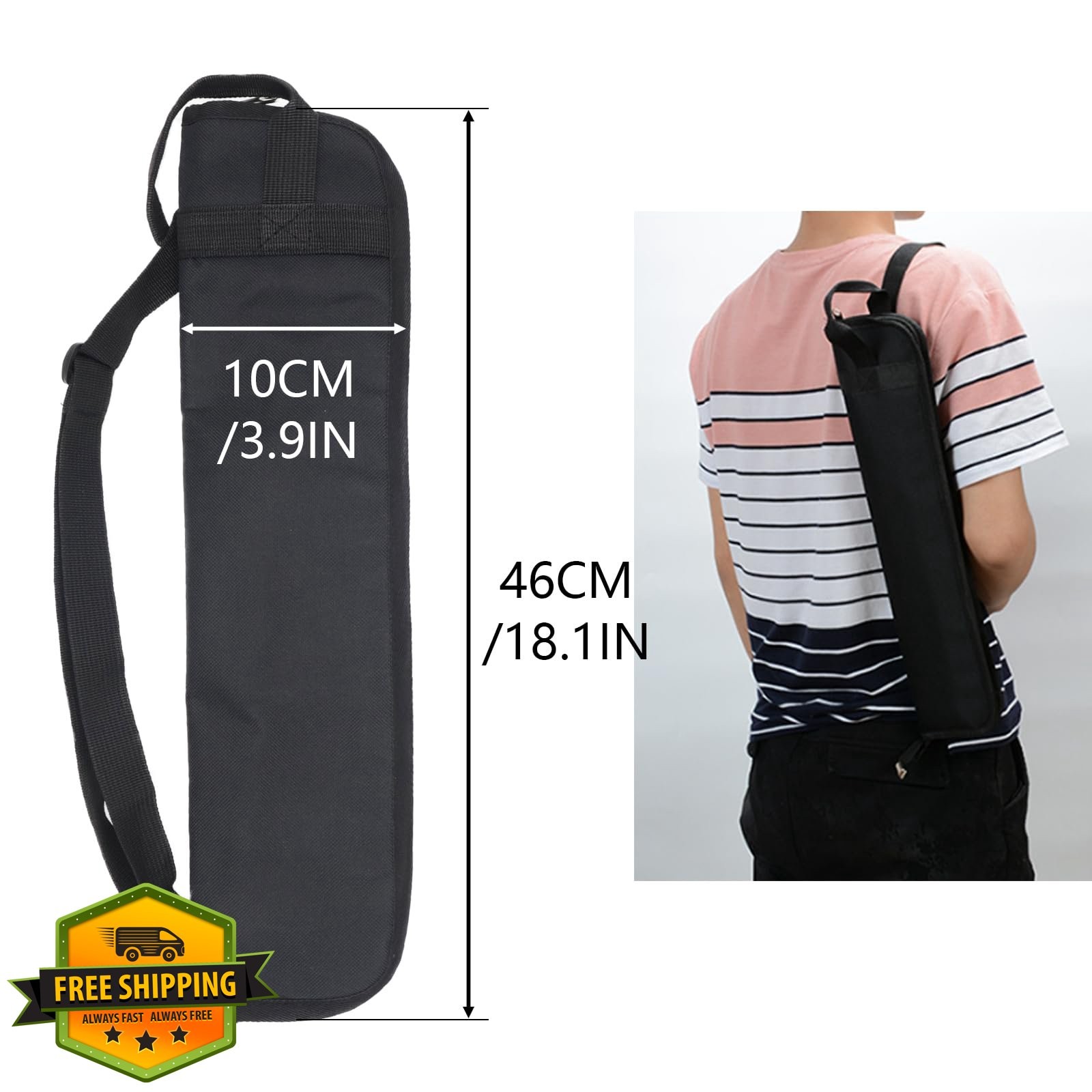 CashBeat Black Drum Stick Bag