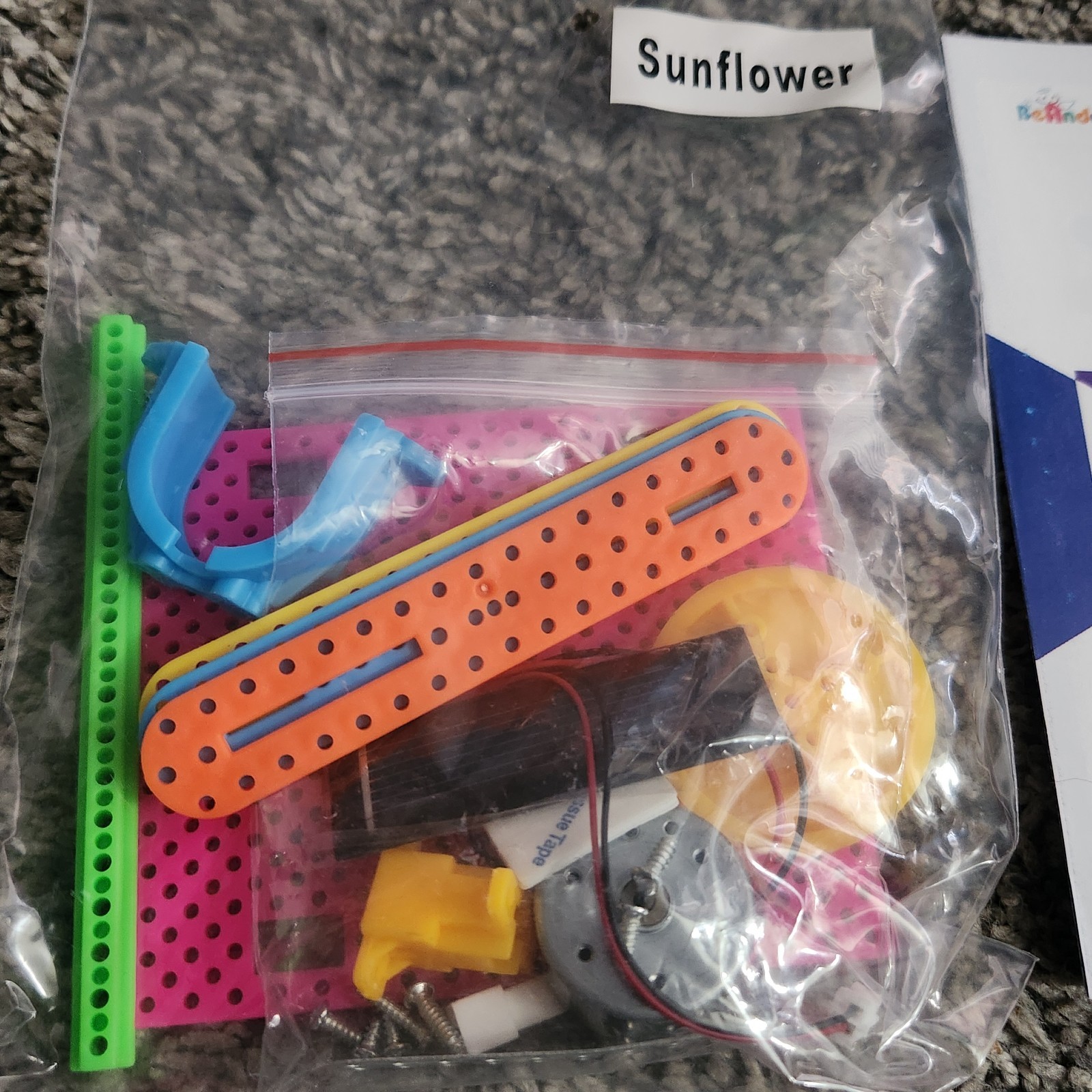 Beandge Stem Kit Kids Craft Solar Sunflower