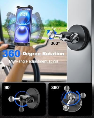 Metal iPad Magnetic Mount for Tractor/Golf