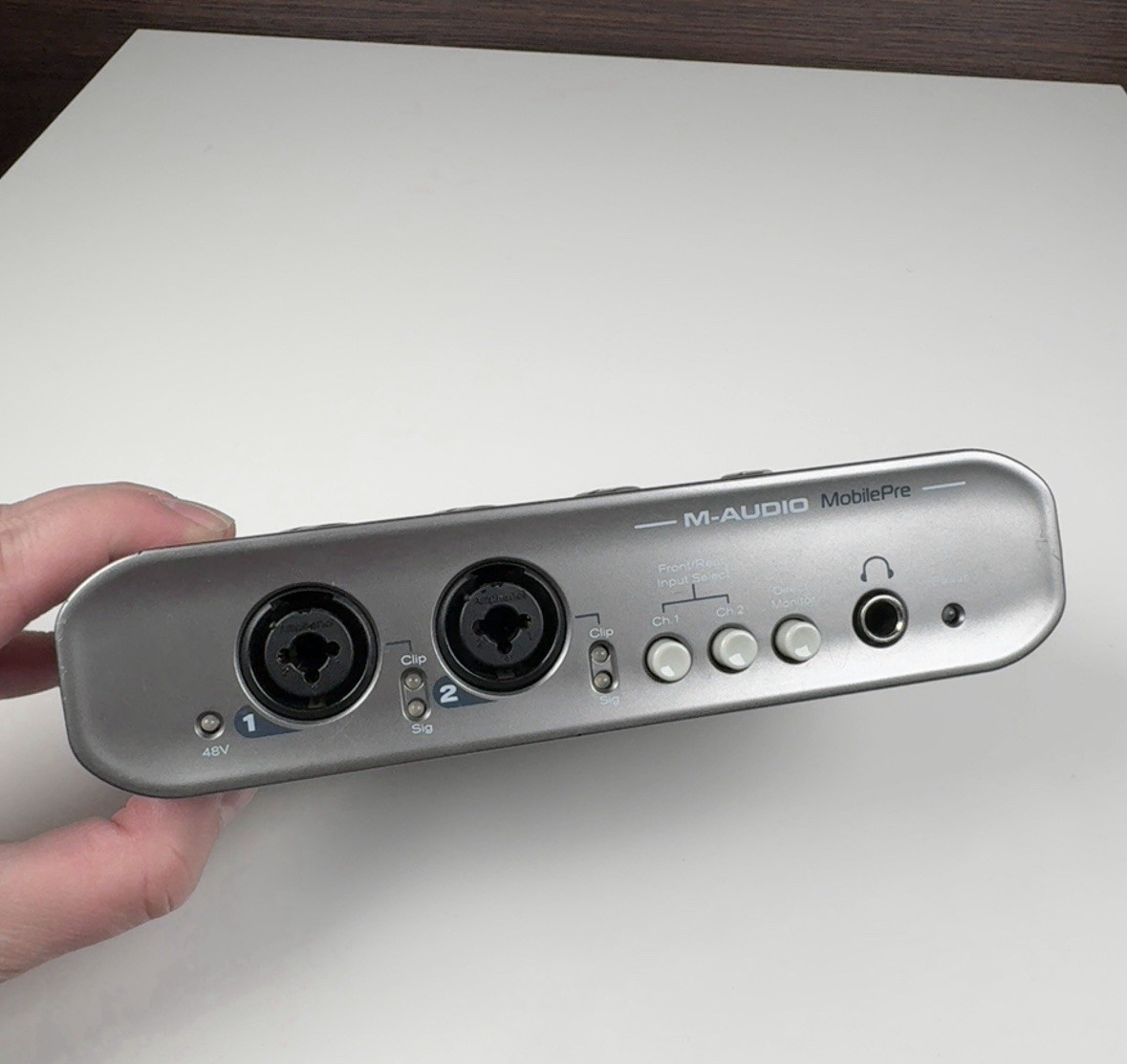 M-AUDIO MobilePre USB POWERED Audio Interface No Cords - Untested / For Parts